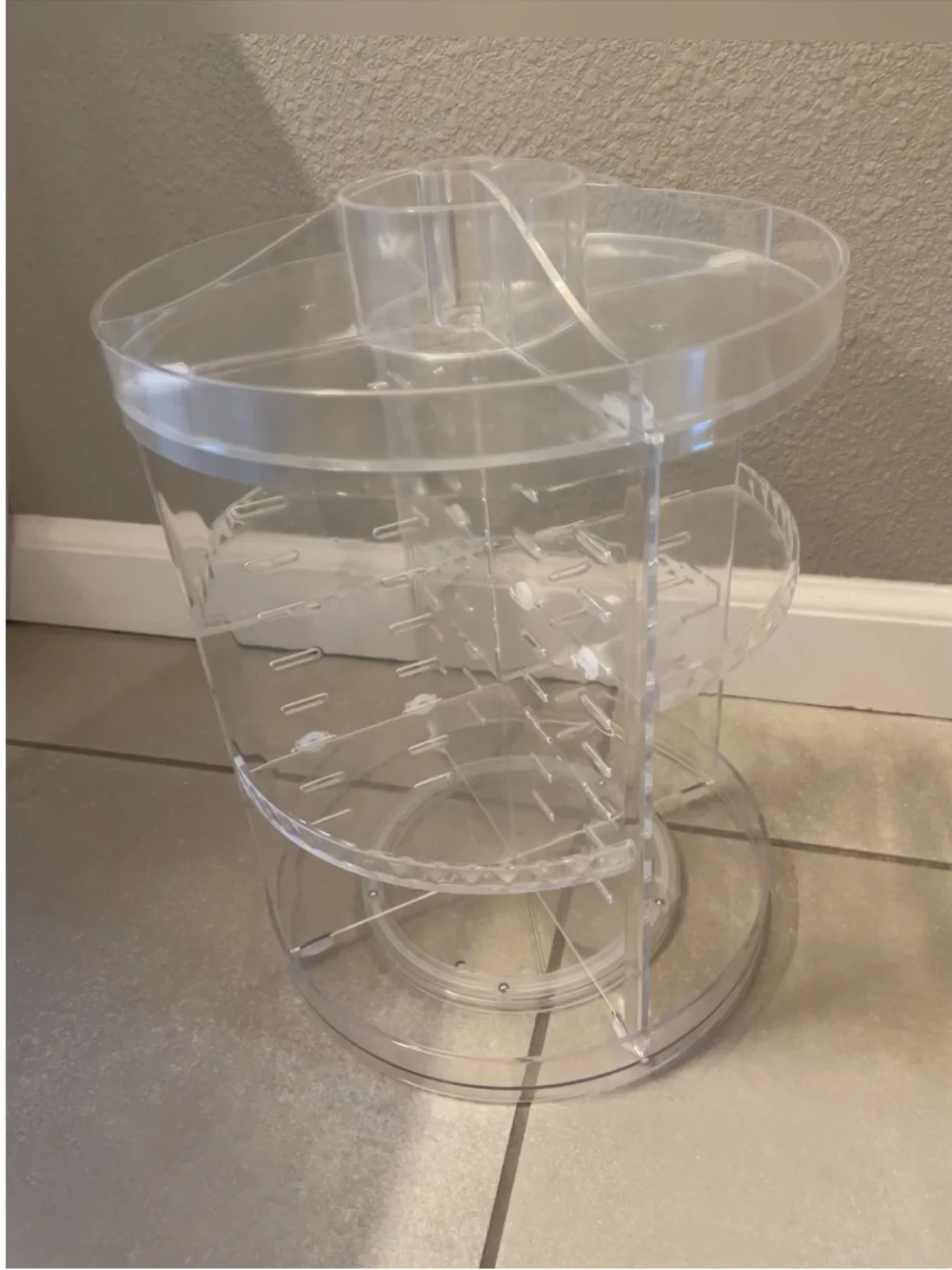 Clear 360° Rotating Makeup and Cosmetic Organizer - Clear